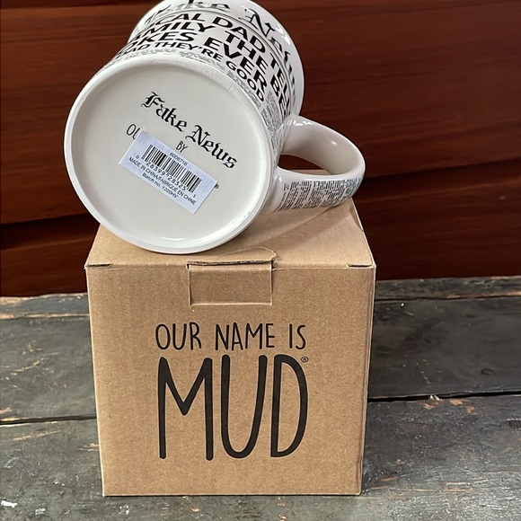 Enesco Fake News Dad Mug Fathers Day Gift Dad Jokes Funny New - Picture 4 of 7